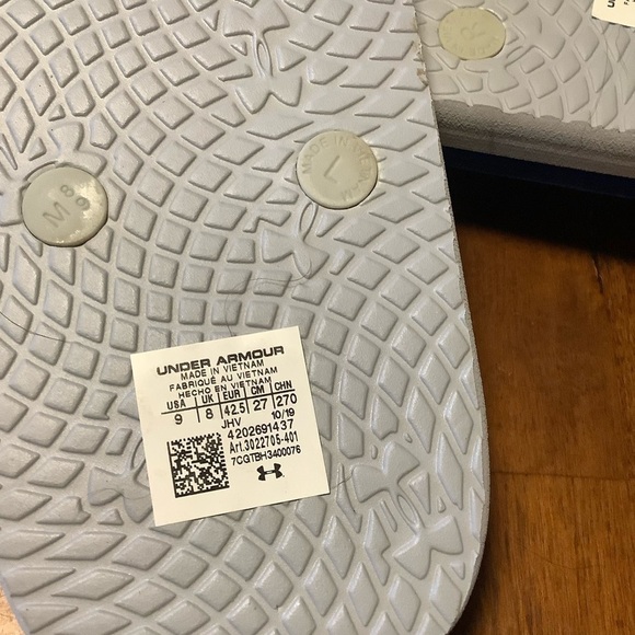 UNDER Armour Atlantic Dune Sandals. Size 9 - Picture 3 of 4